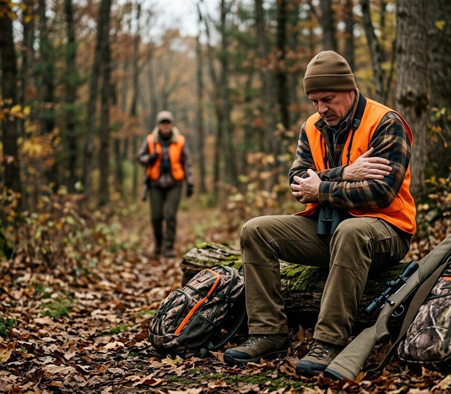 after hunting scene